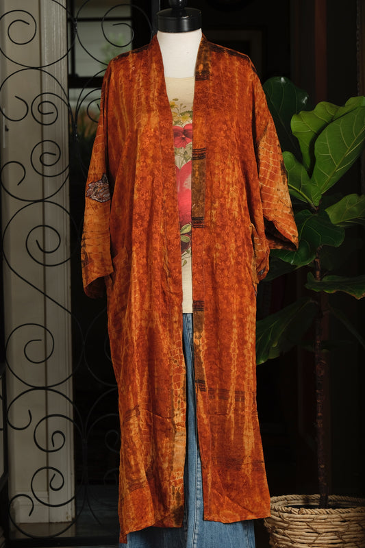 Smoke Duster in Rusted Rose