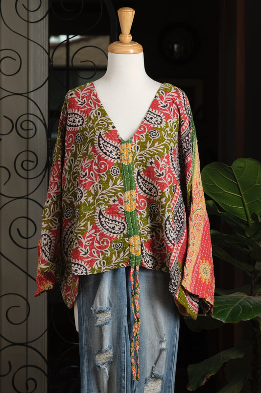 Butterfly Top in Pretty Paisley