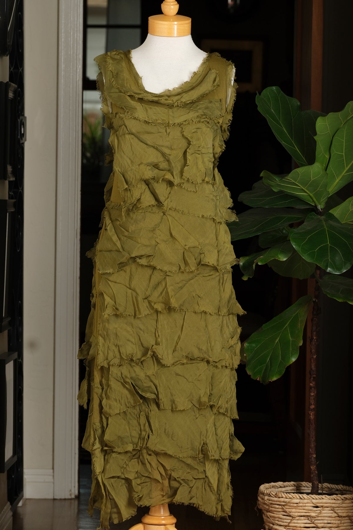 Zelda Dress in Olive