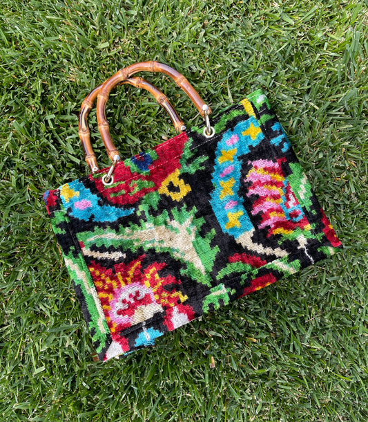 Ikat Small Tote Bag in Fairytale