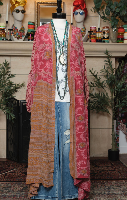 Evermore Duster in Rose Pod