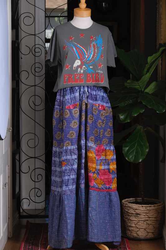 Cropped T in Free Bird