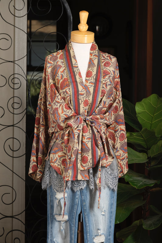 Tie Top In Lotus Garden