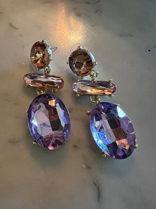 Cleo Earring in lavender