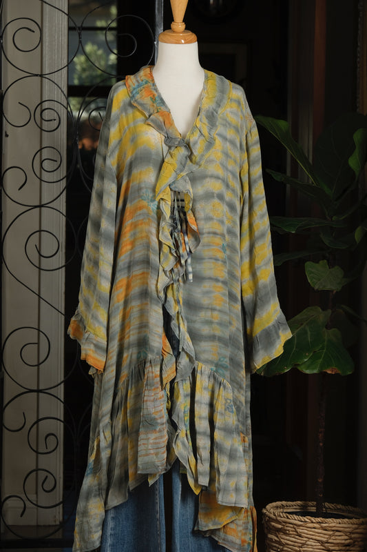 Ruffle Duster in Wave of Sunshine