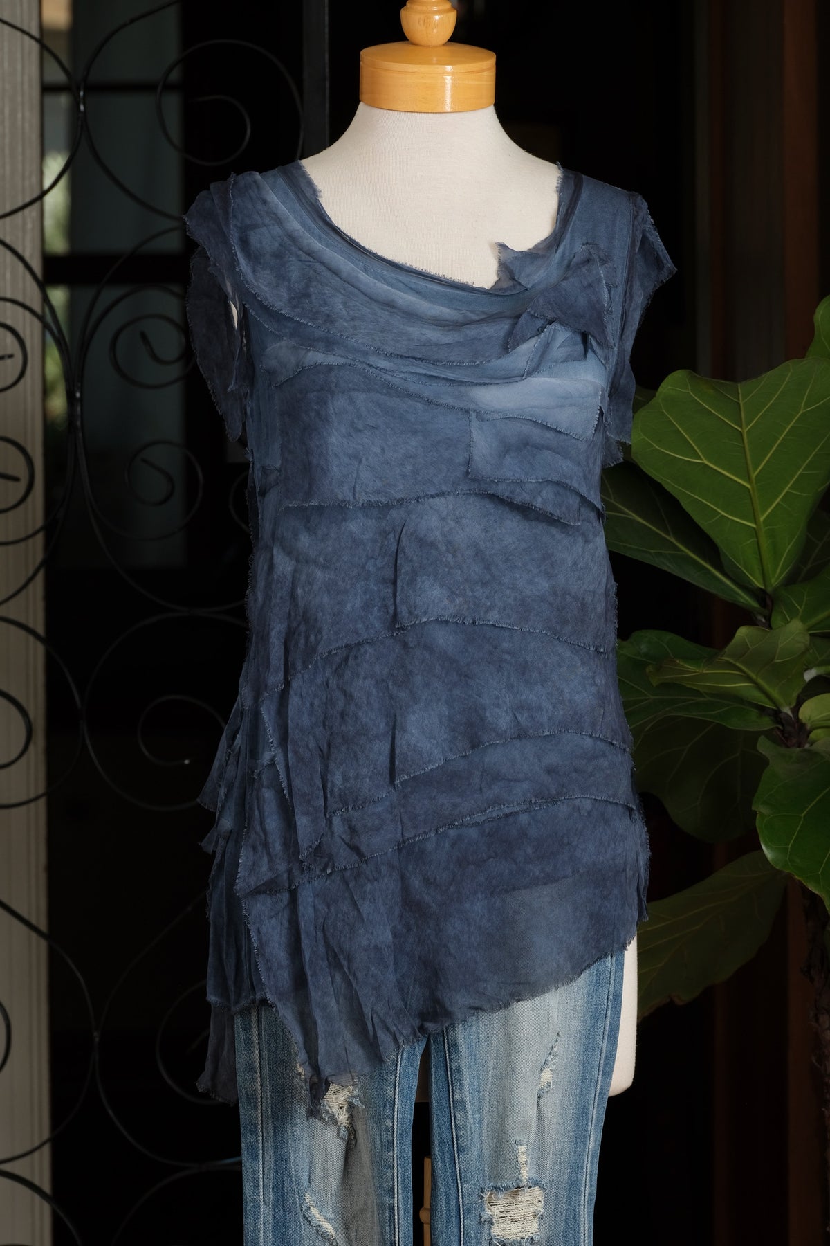 Jordan Tank in Indigo Ombre