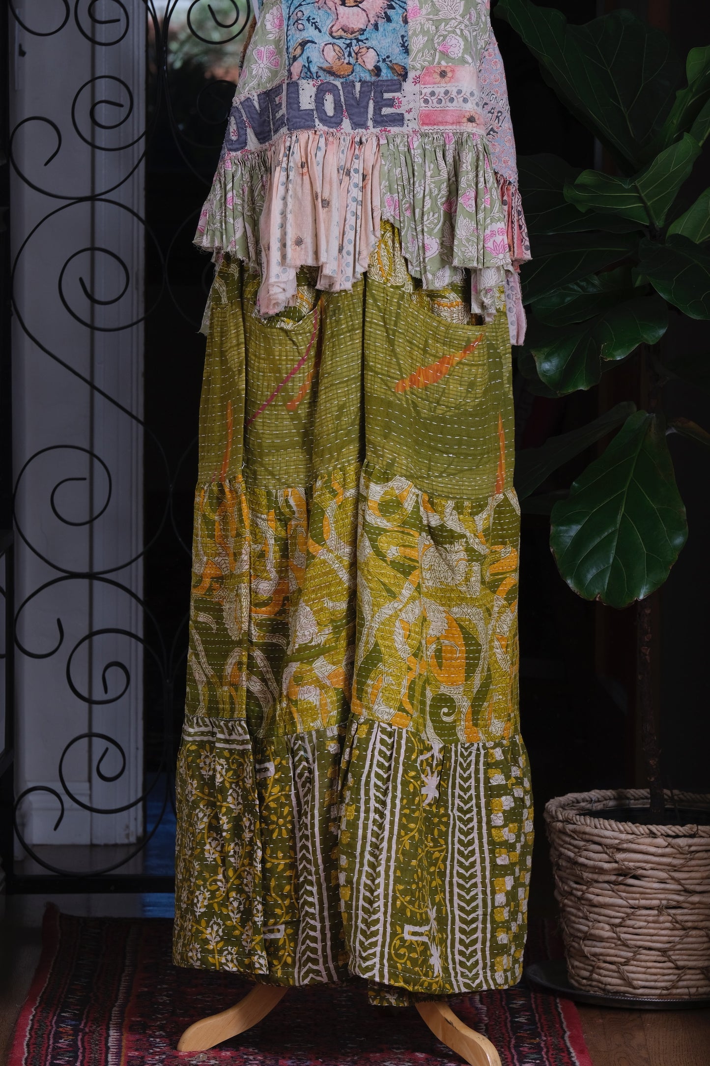 Pocket Pant in Green Goddess