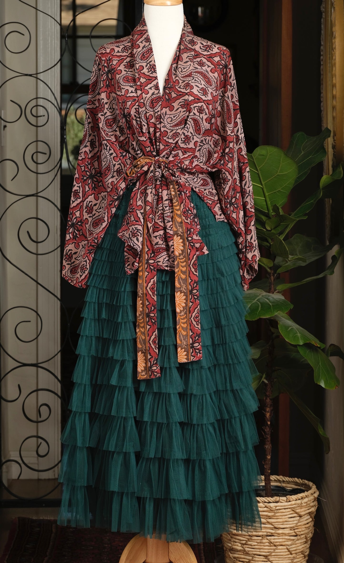 Tulle Skirt in Emerald