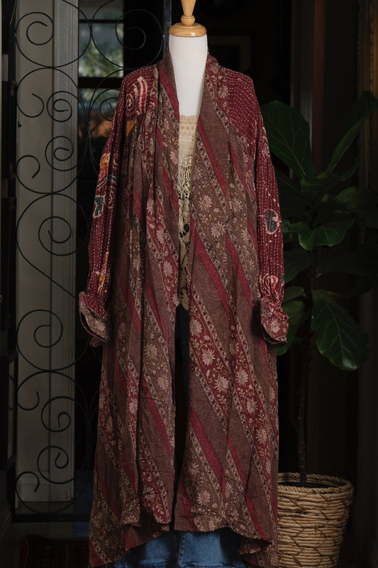 Wanderlust Duster in Winter Garden