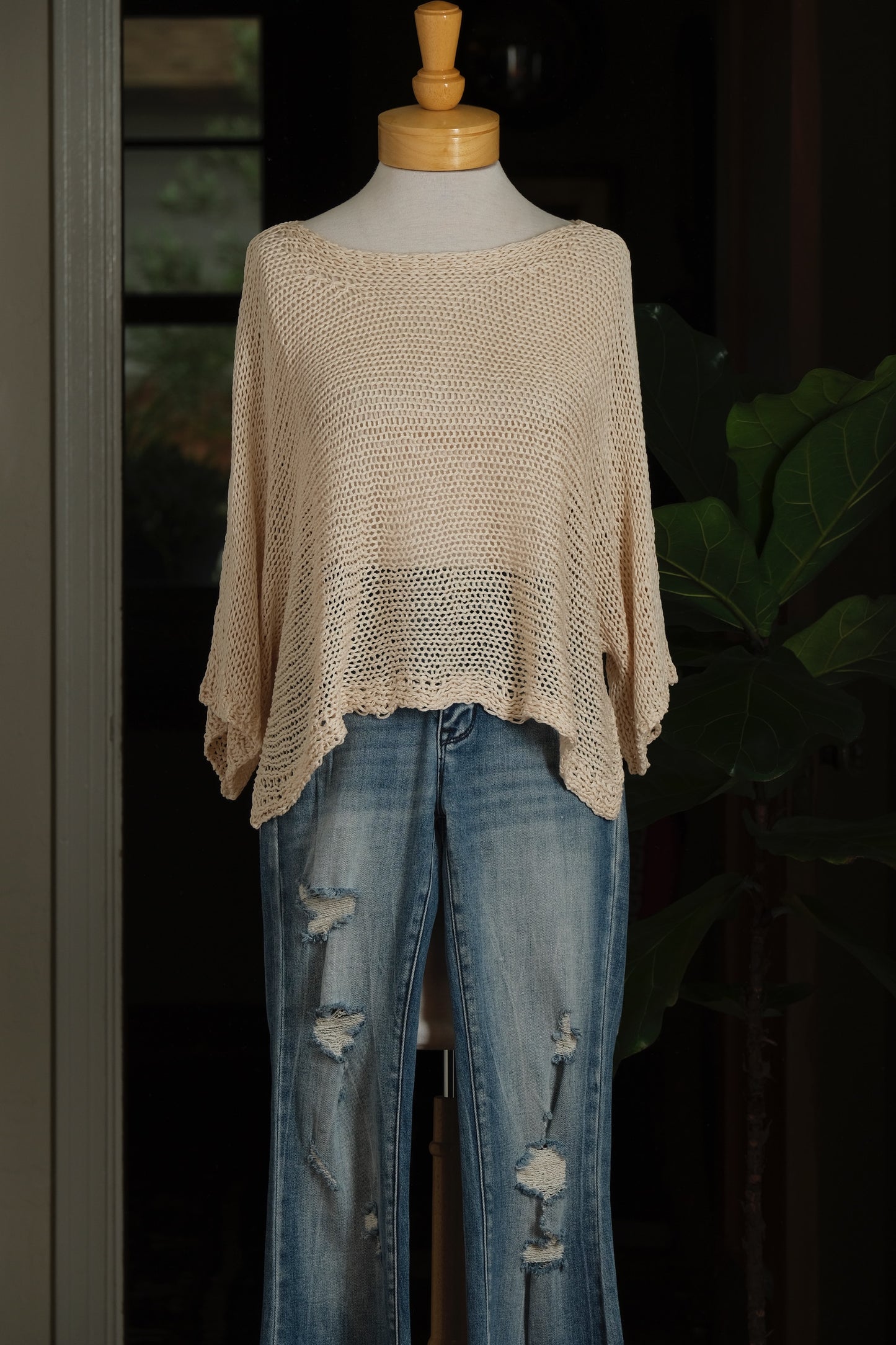 Knit Sweater in Magnolia