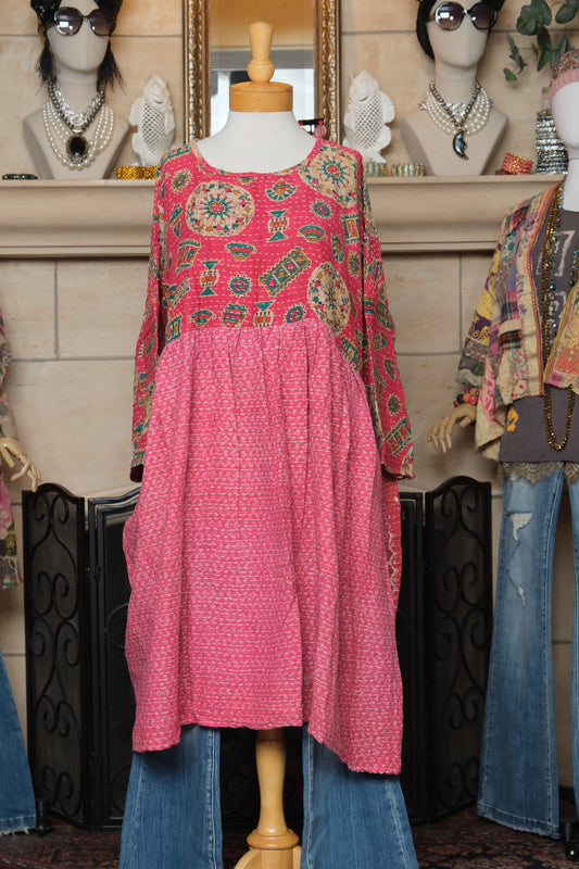 Midi Dress in Sacred Circle