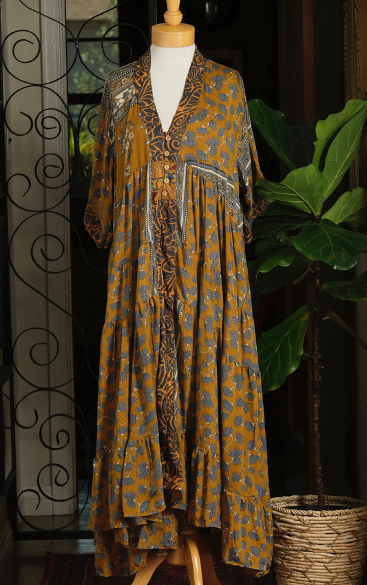 Easy Dress in Grey Lotus