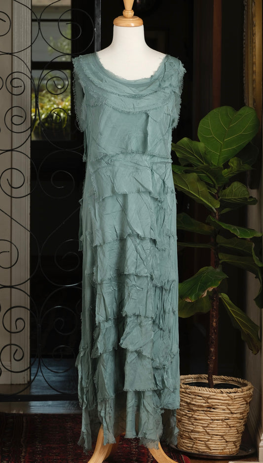 Zelda Dress in Antique Turquoise