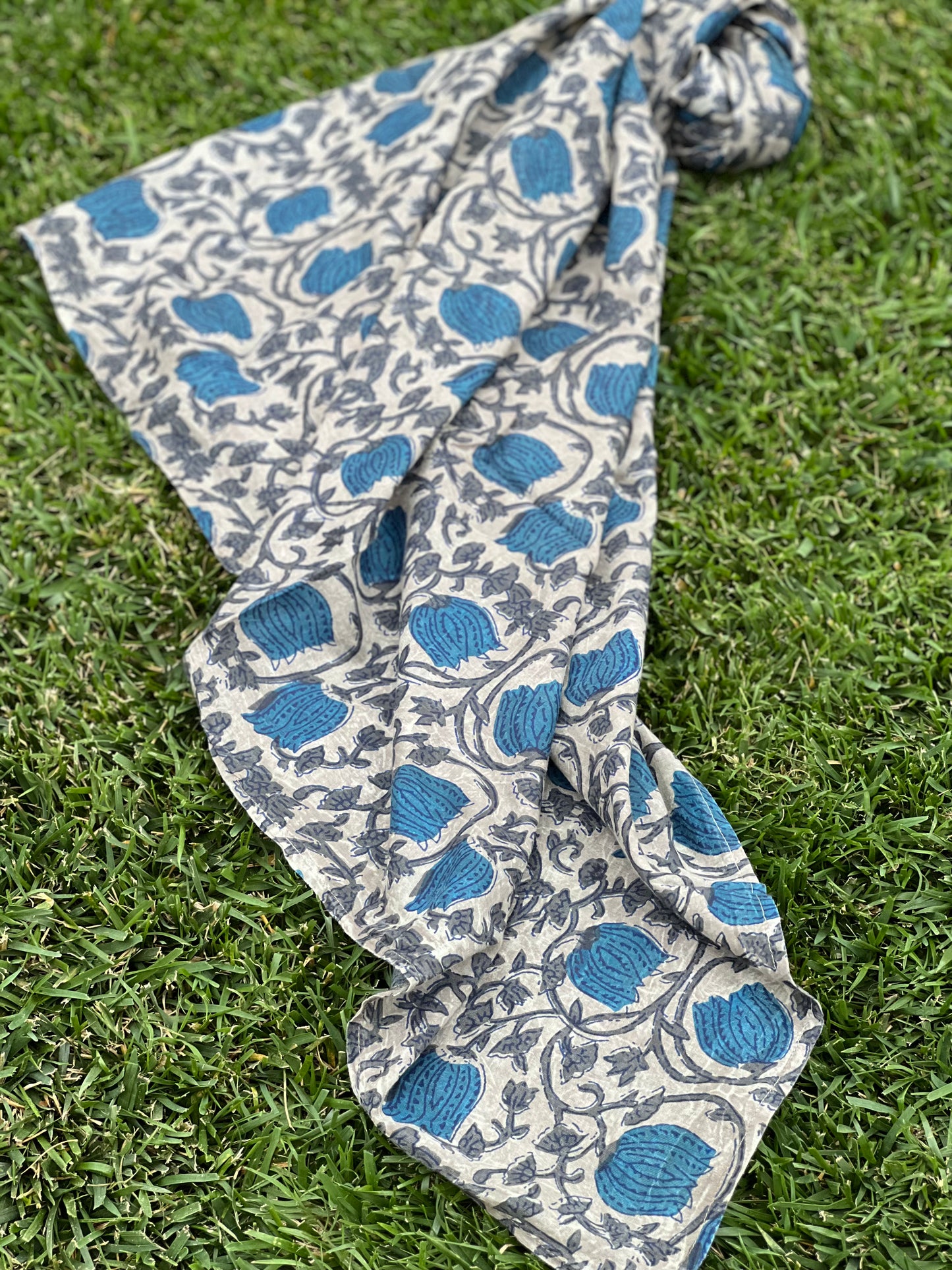 Bohemia Scarf in Blue Pod