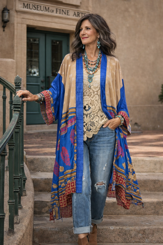 Silky Duster in Royal