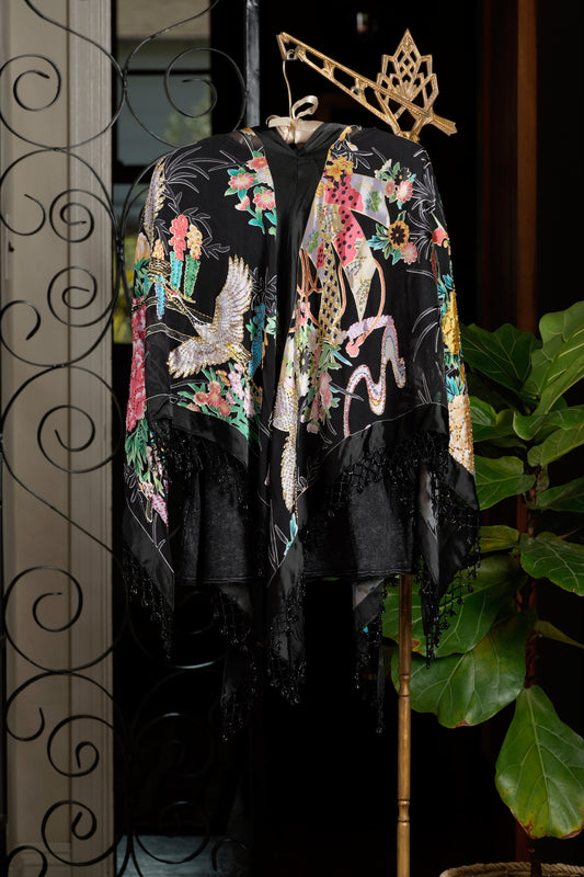 Midnight Crane In Pixie Duster