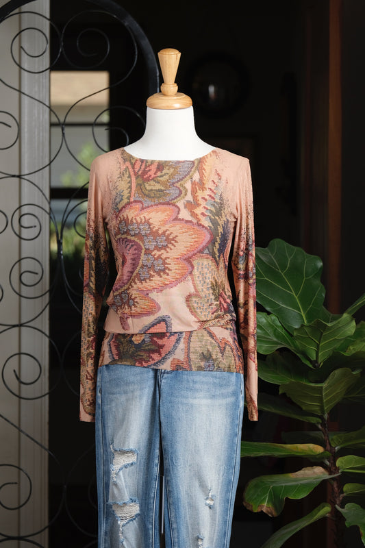 Nude Mesh T in Tapestry