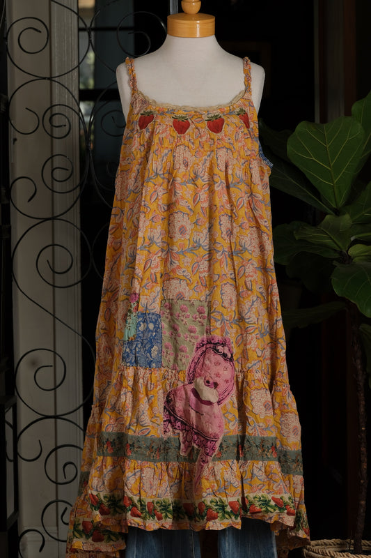 Strawberry Bloom Dress – Chateau Bel Age Boutique