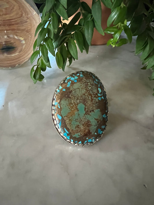 Oversized Turquoise Ring 758