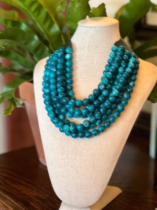 Vreeland Necklace in Teal