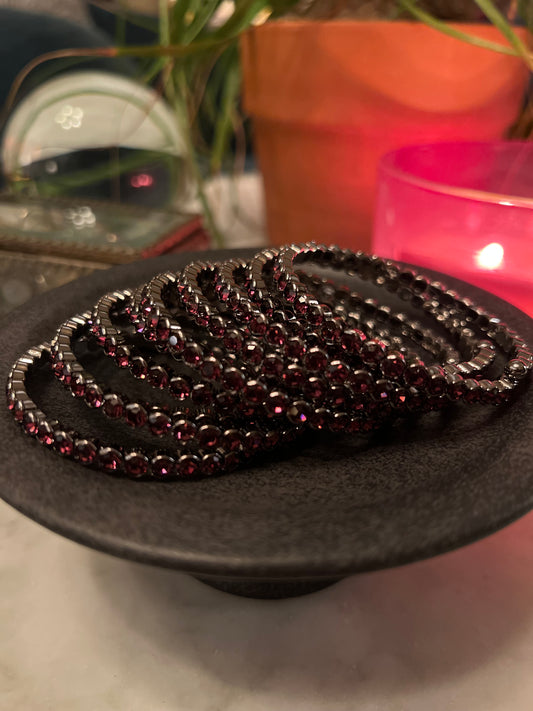 Dream on Bracelet in Plum