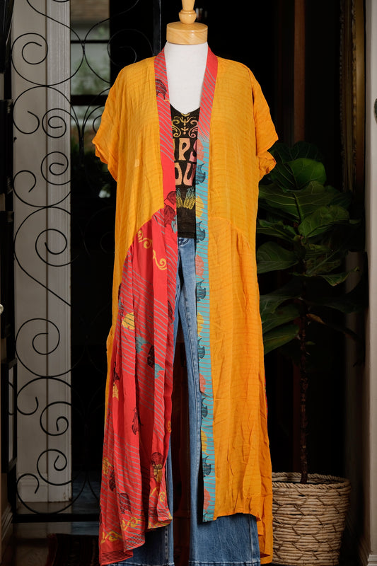Summer Evermore Duster in Red Leaf