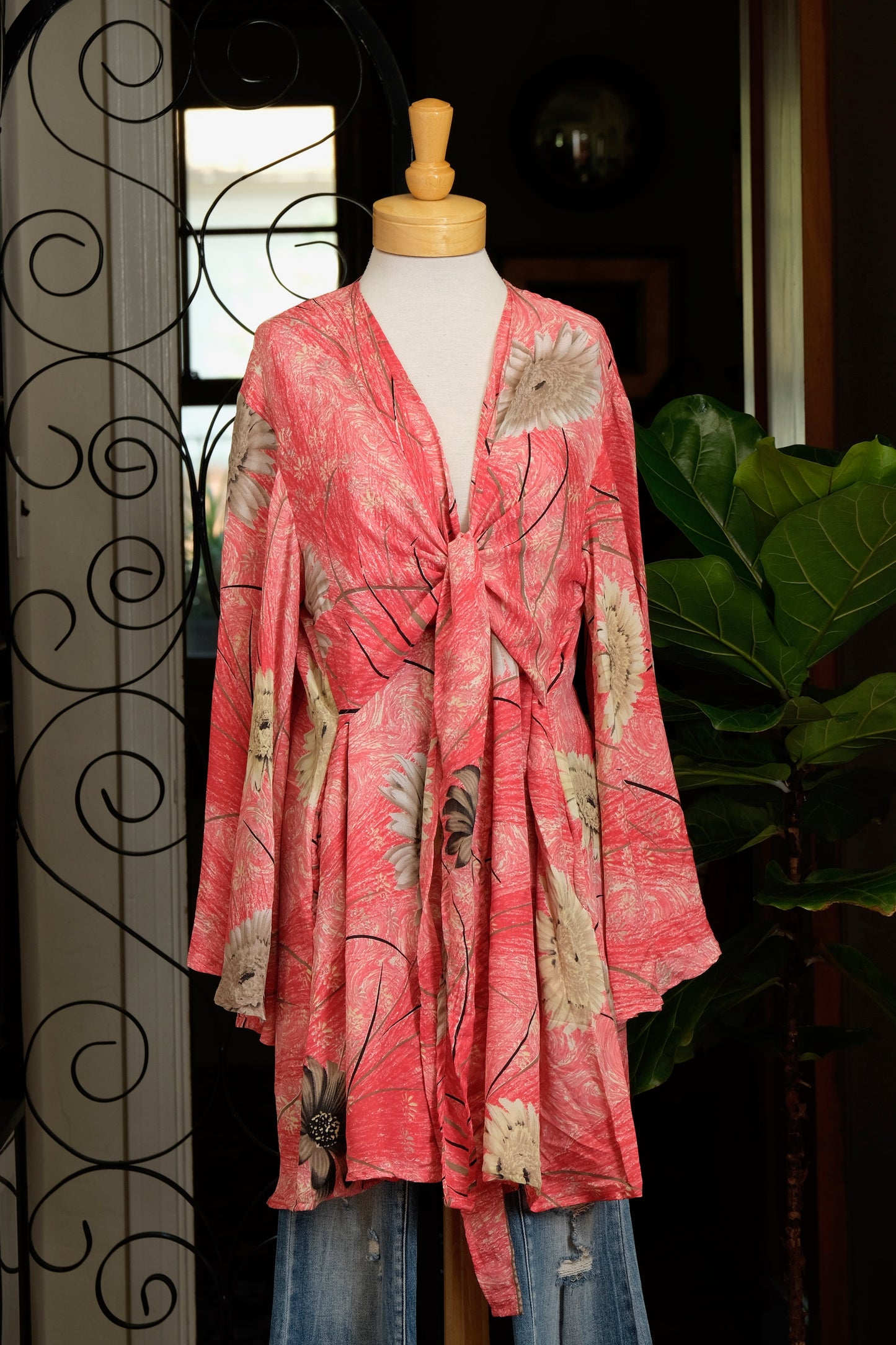 Tie Duster in Brown Eyed Susan