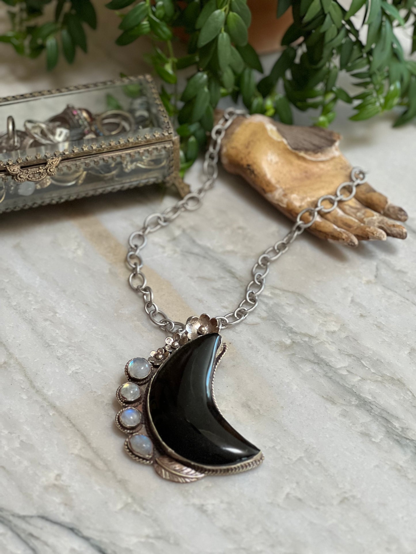 Moon with Moonstone 1332