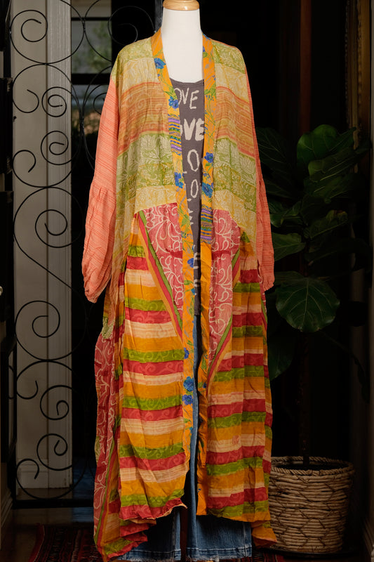 Evermore Duster in Golden Stripe