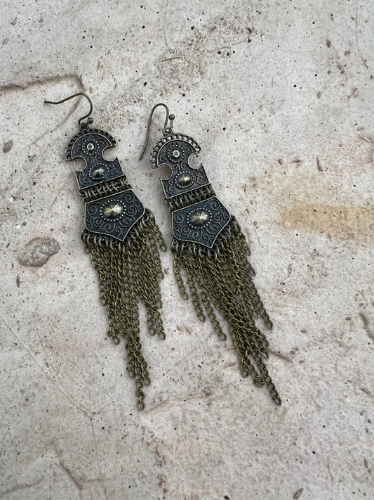 Moroccan Vibes Chain Earrings