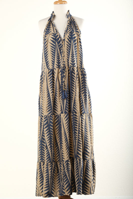 Odessa Dress in Indigo