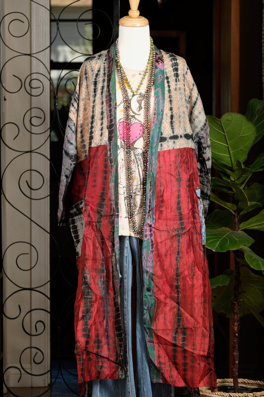 Smoke Duster in Wild Strawberry