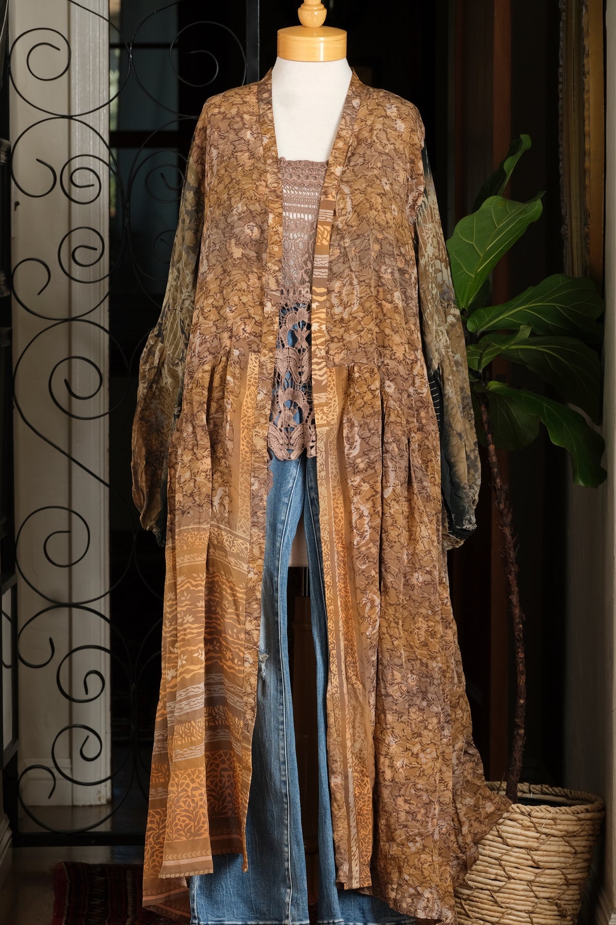 Evermore Duster in Ombre Flower