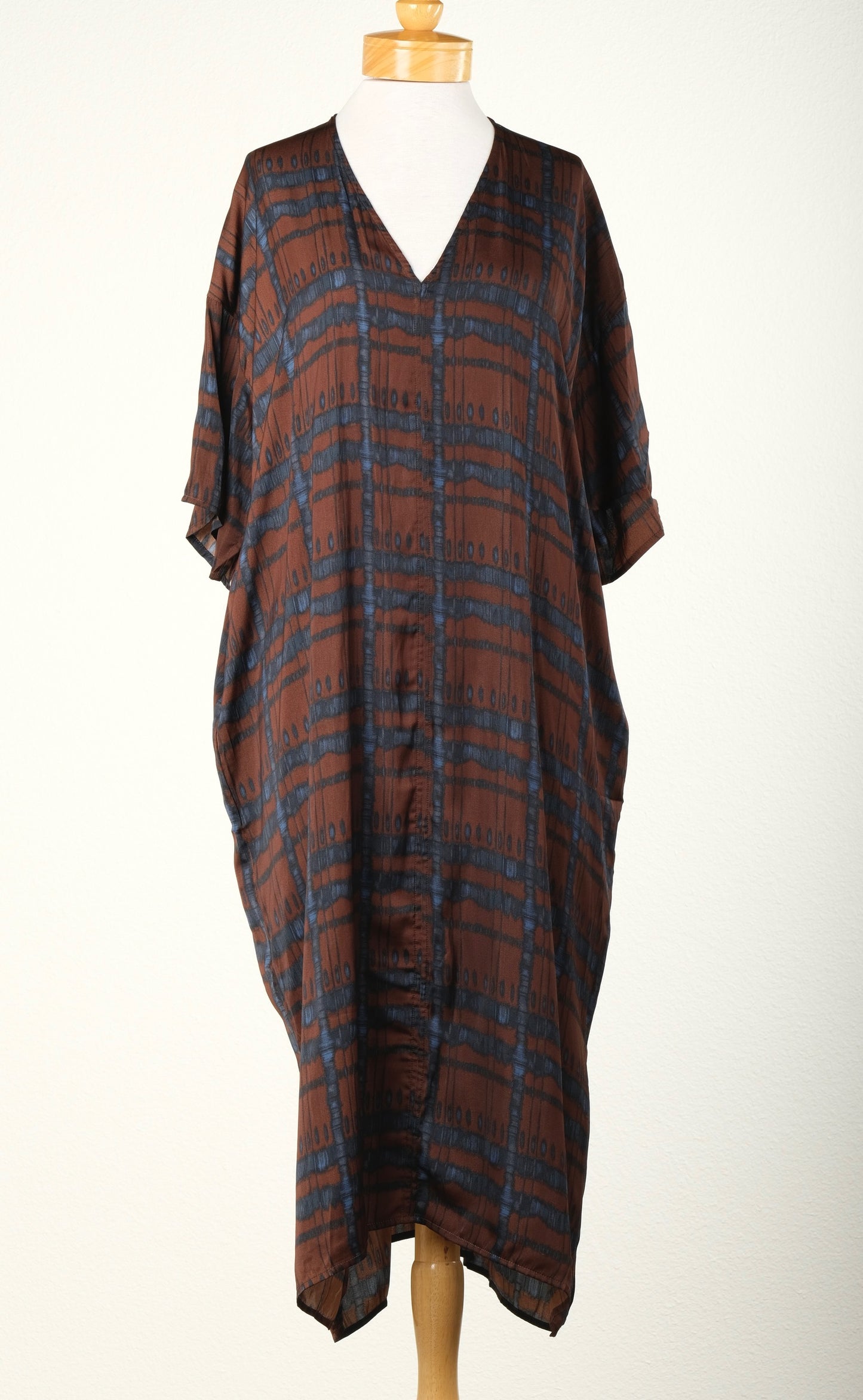 Coco Plum Plaid caftan