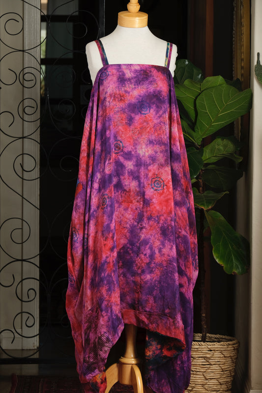 Shine Maxi Dress in Tropical Punch