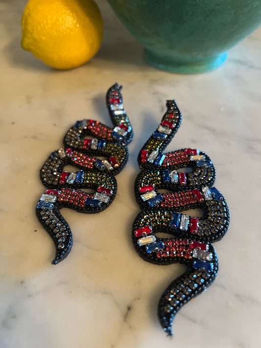 Year of the snake Red Blue