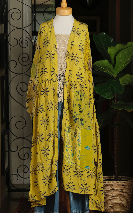 Evermore Duster in Lemon Flower