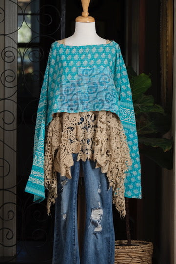 Crop Top in Mint Leaf