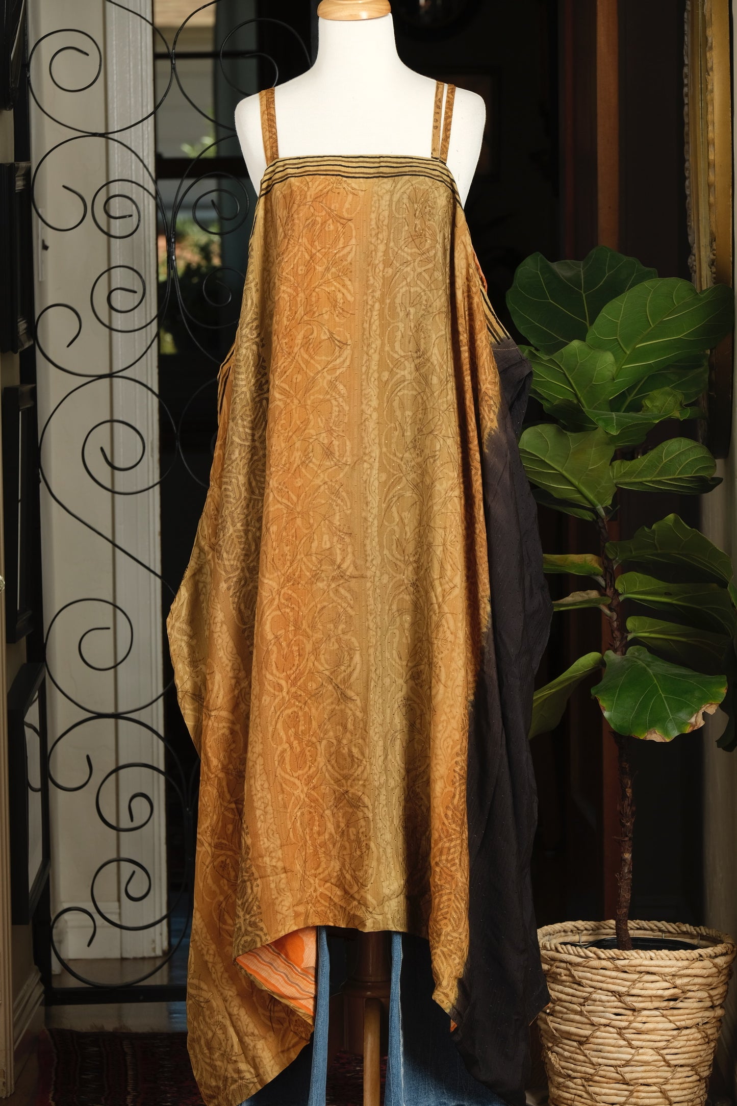 Shine Maxi Dress in Golden Ombré