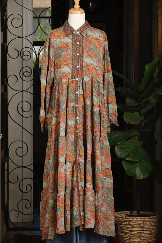 The Tate Dress In Midsummer Turquoise