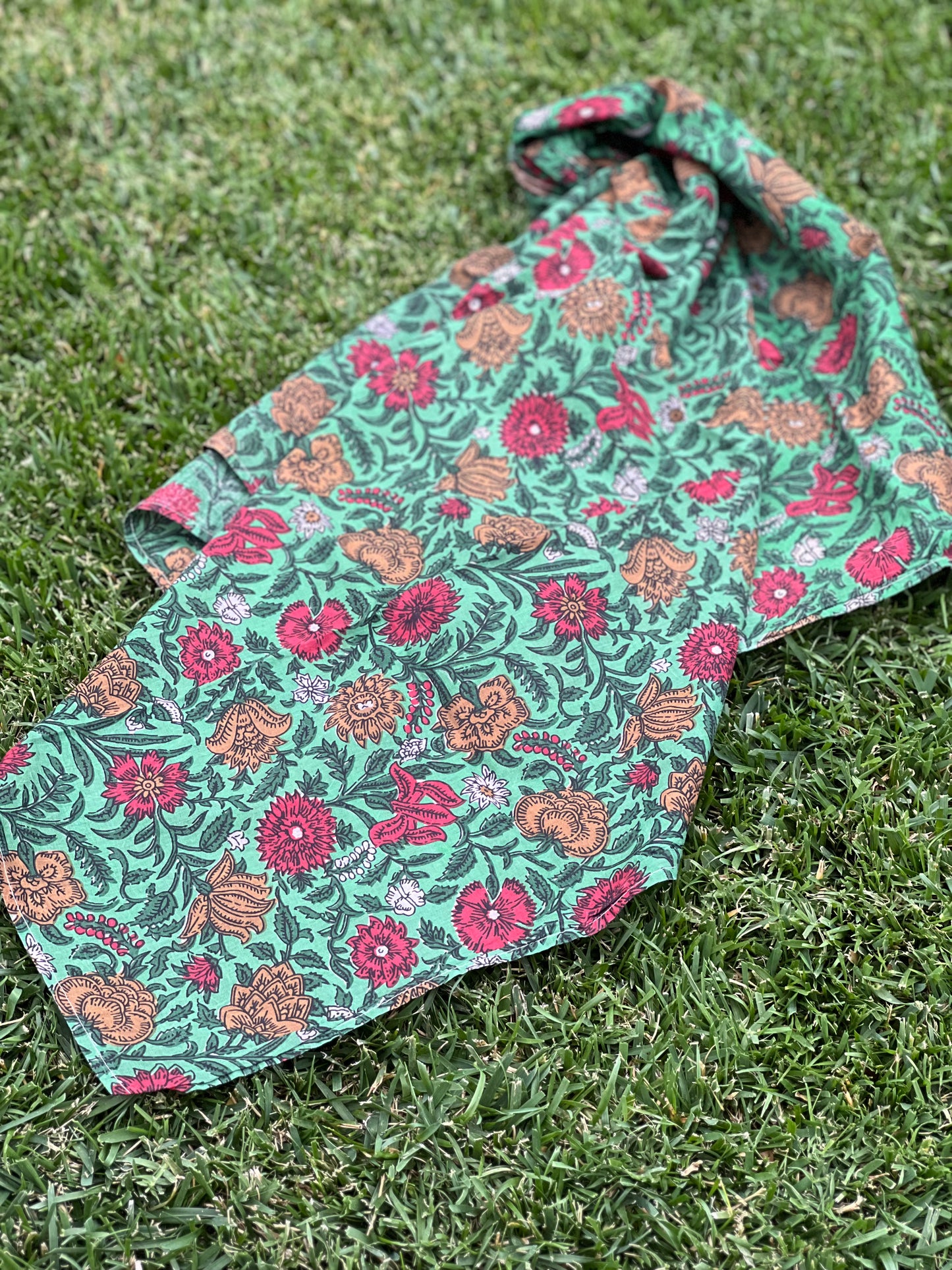 Bohemia Scarf in Jade Garden