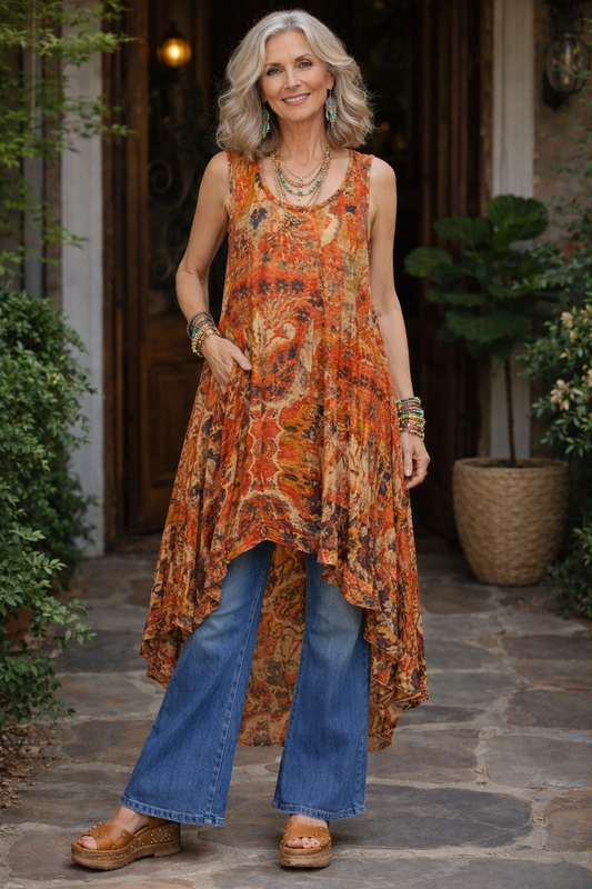 Ballet Slip in Rust Rug