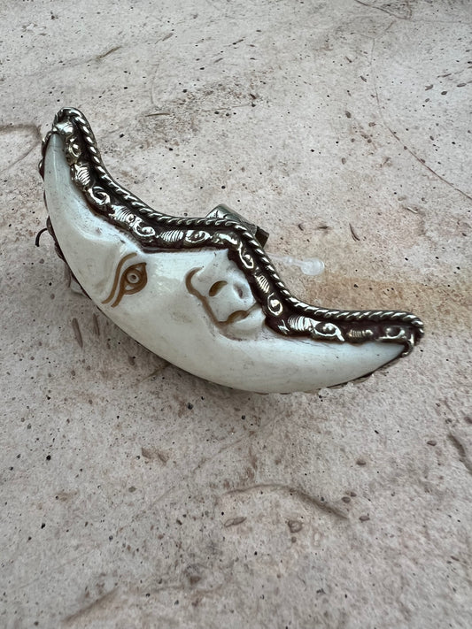 Crescent Man in the Moon Ring 242