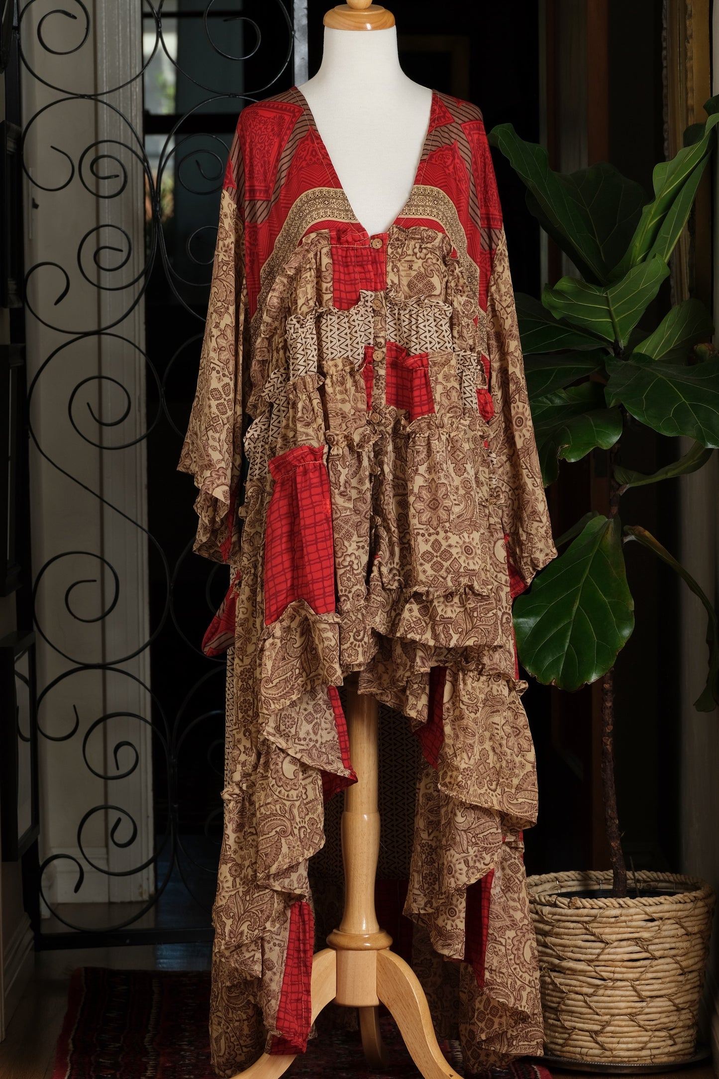 Rhiannon Dress in Coco Red