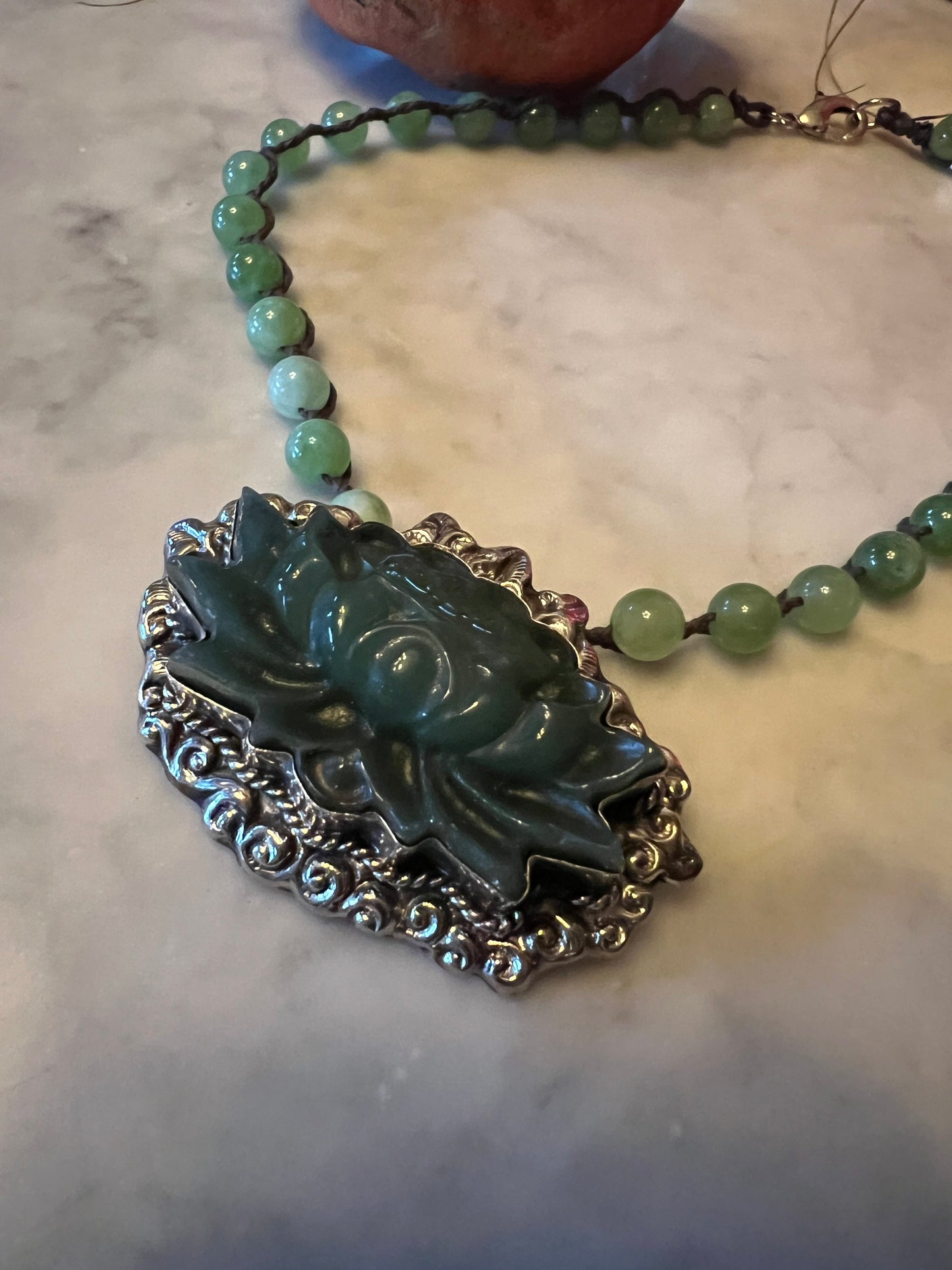 Green Lotus 970 Necklace