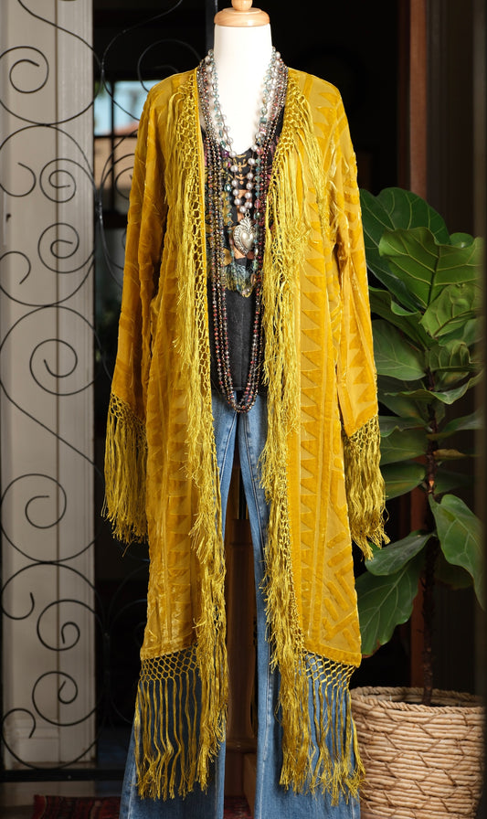 Burnout Duster in Golden Deco