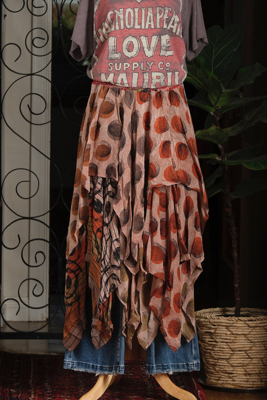 Pixie Skirt in Pirate Dot