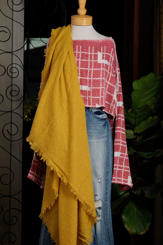 Cozy Scarf in Mustard