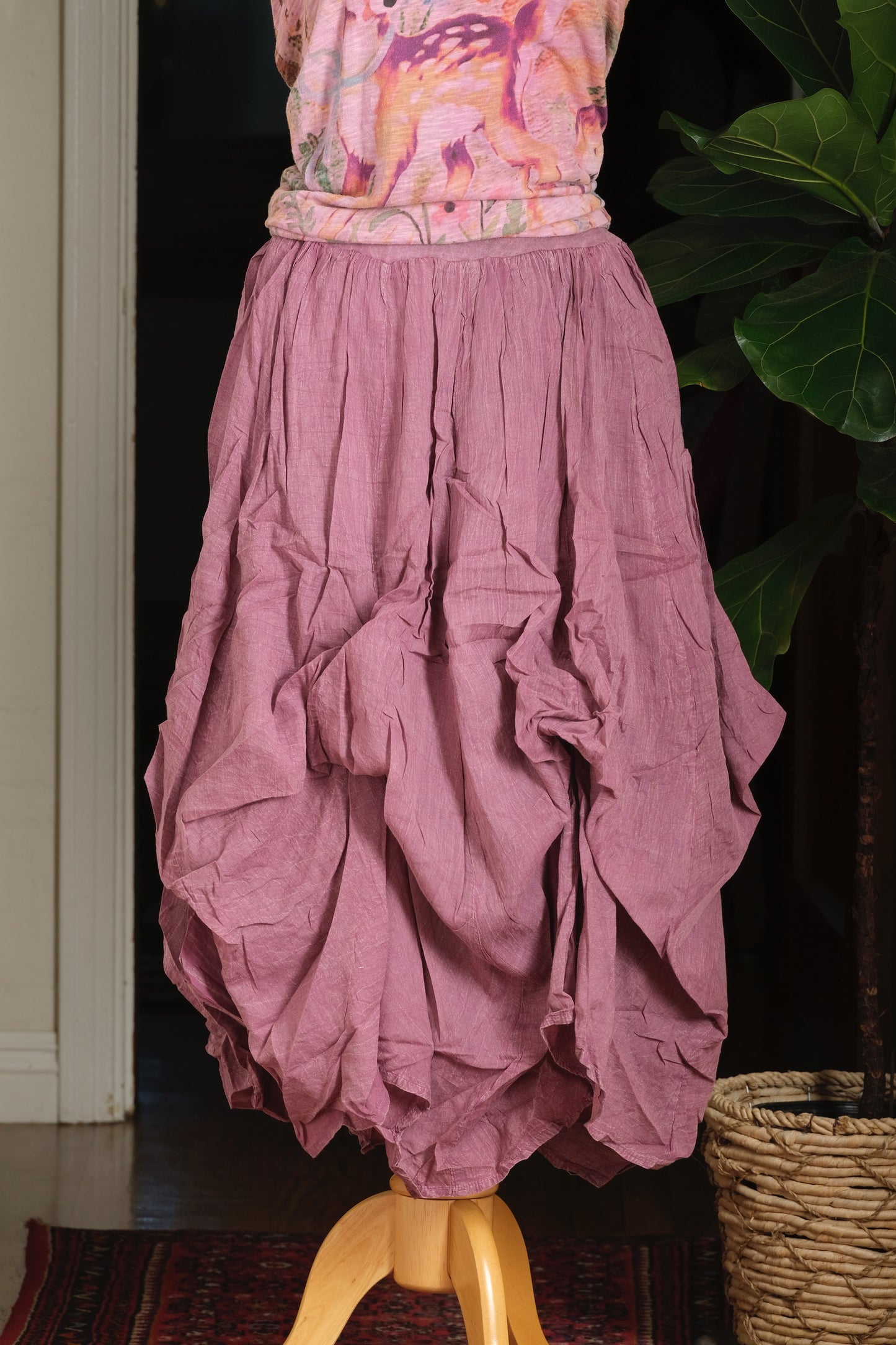 All Tied Up Skirt in Pomegranate