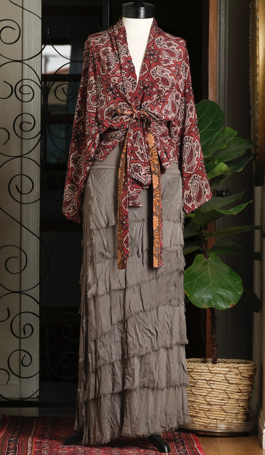 Gatsby Skirt in Taupe